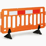 Mobilní plastová zábrana